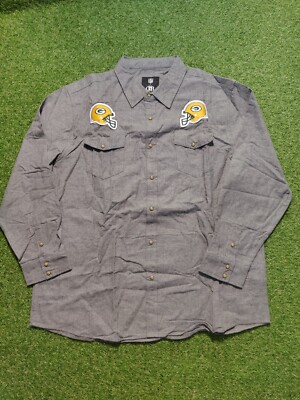 Darius Rucker Green Bay Packers Long Sleeve Button Down Shirt Men's Size 2XL NWT