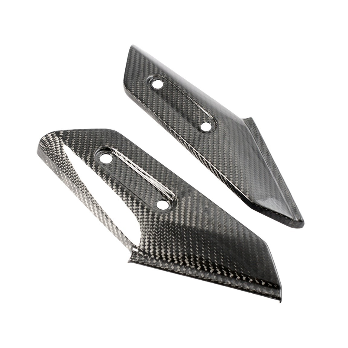 MOS Carbon Fiber Front Fender Side Trim Covers for Yamaha TMAX 530