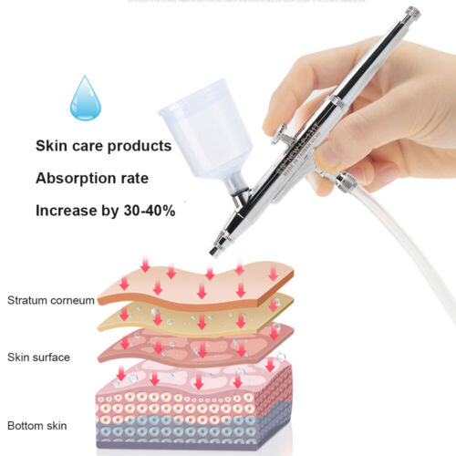 Mini Airbrush Set Dual Action Spary Gun Paint Tool for Art Tattoo Cake Painting - Picture 6 of 7