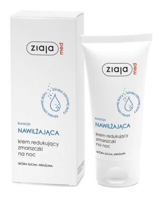 ZIAJA MED MOISTURIZING TREATMENT ANTI-WRINKLE NIGHT CREAM