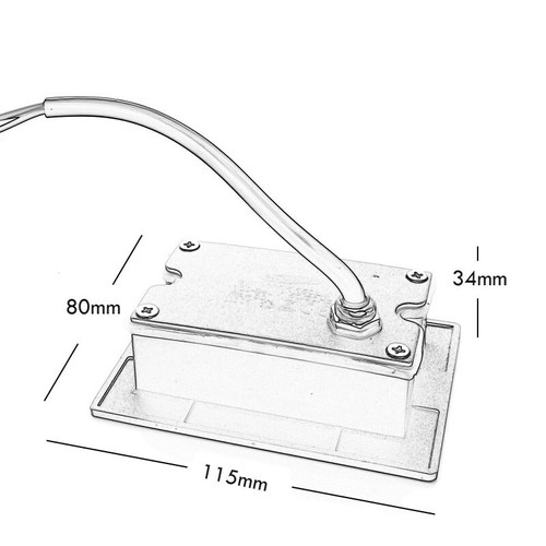 segnapasso led 503 da esterno 3w faretti da incasso luce giardino scale viale * - Foto 2 di 9