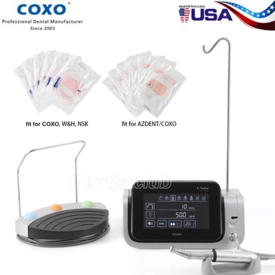 COXO Dental Surgical LED Implant Motor System 20:1 Handpiece/ Irrigation Tubes