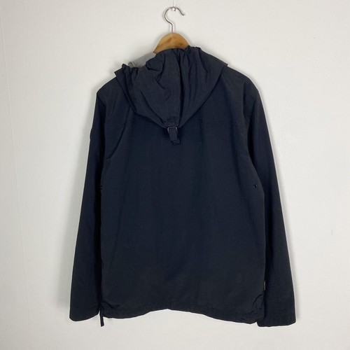 Abrigo Chaqueta de Verano Napapijri Rainforest 1/4 Cremallera Negro - Talla Para Hombre M - Imagen 3 de 6