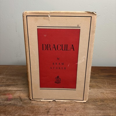 Dracula by Bram Stoker Hardcover Dust Jacket Doubleday Book Club Edition READ