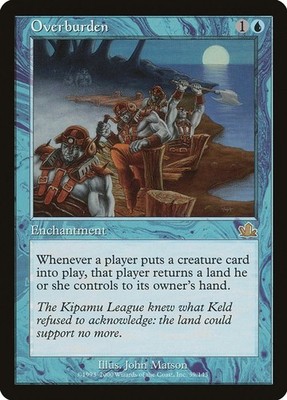 Overburden #39 (HP) Prophecy MTG