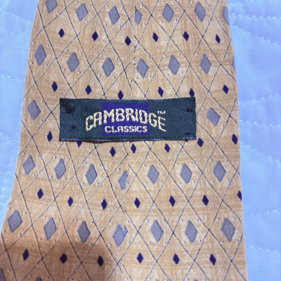 Cambridge Classics 100% Silk Tie — Printed in Italy, Made in USA - Image 2 of 4