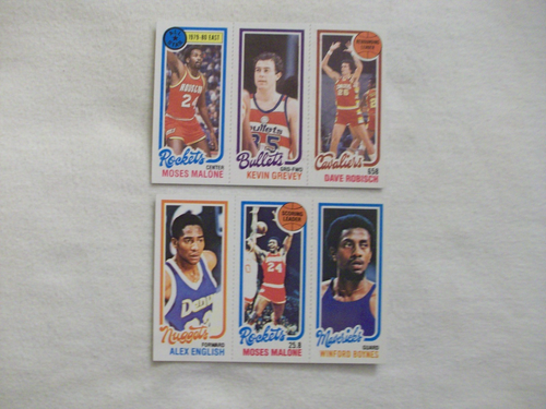 (2) DIFF 1980-81 TOPPS MOSES MALONE HOUSTON ROCKETS | eBay