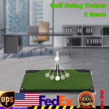 Indoor Golf Swing Trainer Training Practice Simulator Equipment Home 5 Gears