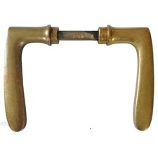 Türdrücker 1920er alt Messing Avantgarde 16mm 8er Vk