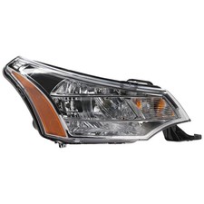 Passenger Side Headlight For Ford Focus 2008-2011 Halogen With Bulbs S Se Sel