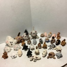 Lot of 35 Vintage Pound Puppies Mini Plush 2.5" Long