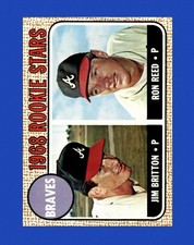 Braves 1968 Rookie Stars (Jim Britton / Ron Reed)