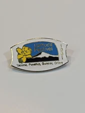 Daffodil Festival Pin '91 Pierce County Washington Tacoma Puyallup Sumner Orting