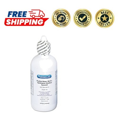 4 oz Isotonic Eye Wash Solution - Ideal for Rapid Eye Irrigation and Skin Care