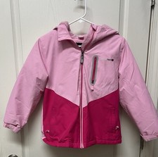 Swiss Tech Kids Colorblock Pink Jacket Puffer 7/8 Medium