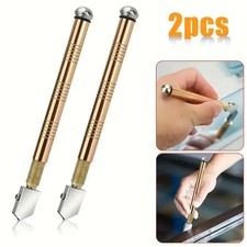 2Pcs Professional Glass Cutter Metal Carbide Precision Anti-Skid Cutting Tools