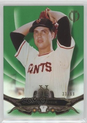 2016 Topps Tribute Green 33/99 Hoyt Wilhelm #65 HOF fm5
