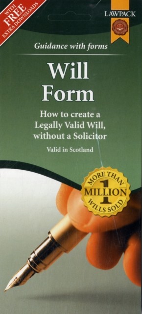 Last Will & Testament Form Pack for Scotland (Multiple-component retail product)
