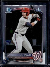 2025 Bowman Draft Eli Willits Chrome 1st Prospect #BDC-1 Nationals