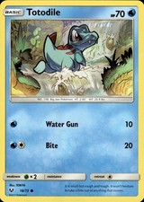 Pokemon TCG Card Totodile Shining Legends 18/73
