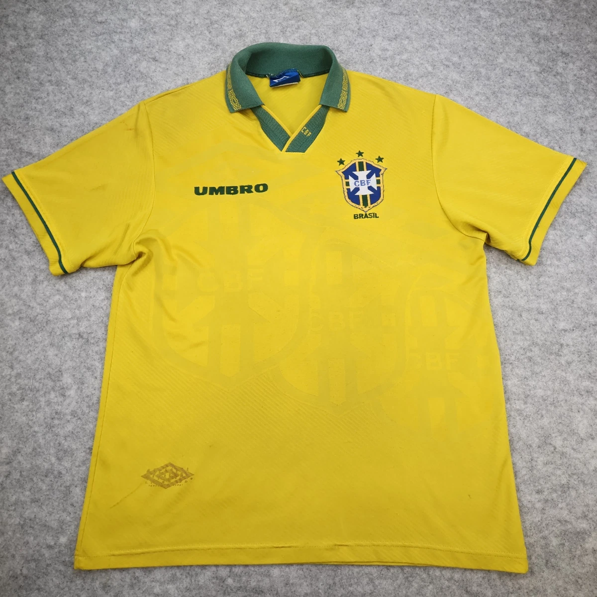 Maillot Brésil Umbro Vintage 1992-93 #9 - Rare - Taille M - Occasion