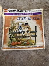 Vintage gaf B344 Holly Hobbie Classic Tales Hobby Dolls viewmaster Reels 1976