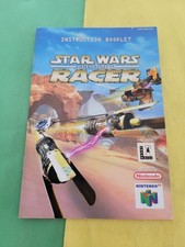 Star Wars Episode I Racer Nintendo 64 N64 Instruction Manual Booklet ONLY