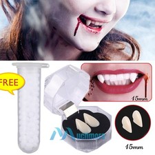15mm Vampire Teeth Halloween Cosplay Party Prop Decoration Fake Vampire Fangs