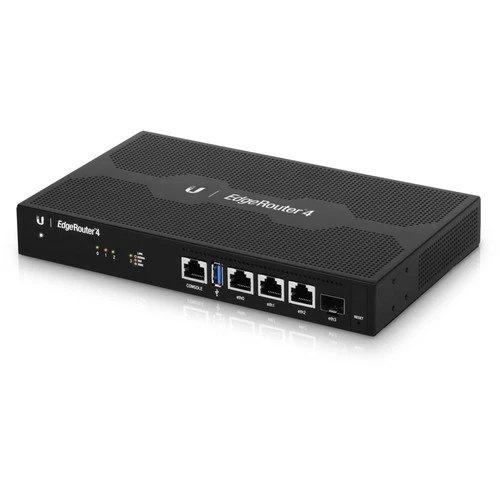 Ubiquiti EdgeRouter 4 wired router Gigabit Ethernet Black
