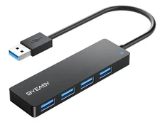 BYEASY USB Hub, Multiple USB 3.0 Hub, USBA Splitter for Laptop with Type C Po...