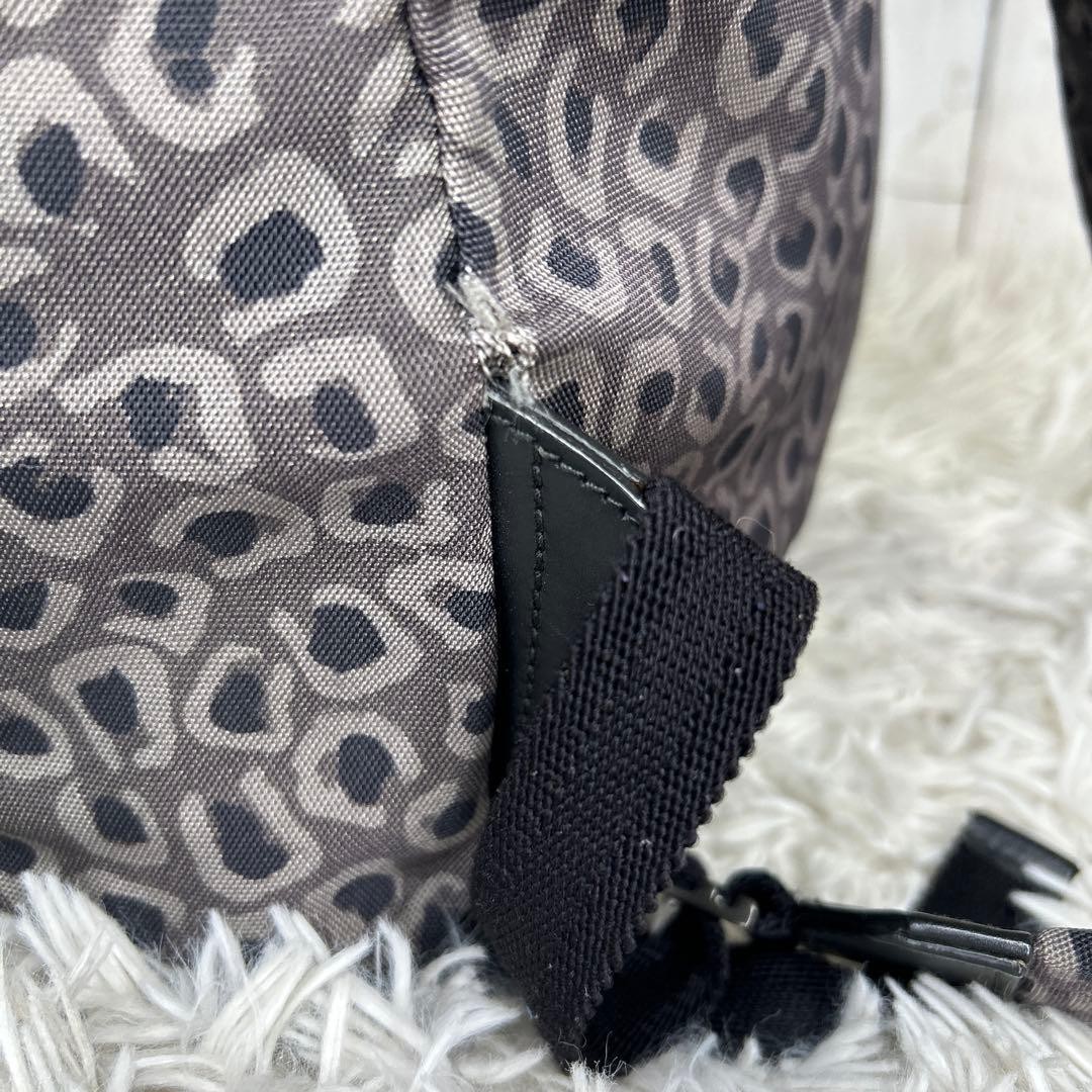 Gucci Nylon Leopard Print Backpack Large Capacity… - image 7