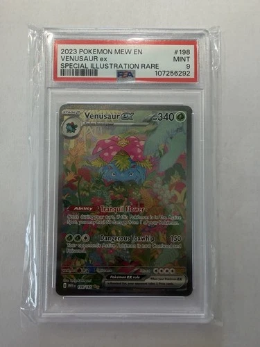 MINT SPECIAL ILLUSTRATION RARE Venusaur ex HOLO! PSA 9 2023 Pokémon 151 #198/165