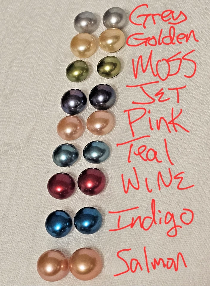 Aretes Honora Perla Cultivada Plata 925 "Happy Backs" Variedad de Colores Foto 2 de 4