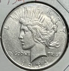 1934 D PEACE AU GRADE"🔥BETTER DATEMINT /HI PTS-HAIR, FEATHERS/LOW MINT💥 ✅