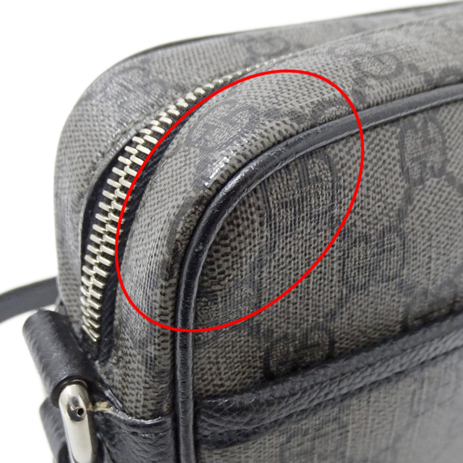 Gucci GG Supreme Shoulder Bag (Gray/Black) 768391, Women's Mini Ba... GZl1fd8z thumbnail 12