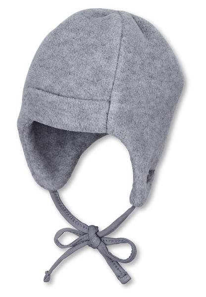 MüTze Microfleece Sterntaler Unisex Kinder Gr. 37 Silber Melange-image