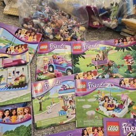 LEGO FRIENDS Parts Pieces Blocks Mini Dolls ~ Bulk Lot ~ 22+ lbs Manuals Barbie