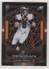 2019 Panini Obsidian Rookies Electric Etch Orange 34/50 Clayton Thorson #149 fm0