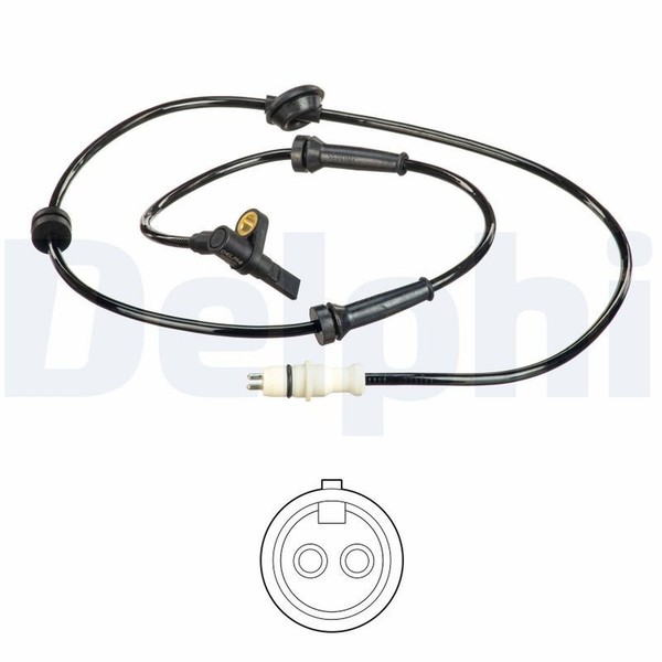 ABS Sensor Raddrehzahl Vorderachse FüR Fiat Palio Weekend Siena Strada Pick-Up-image