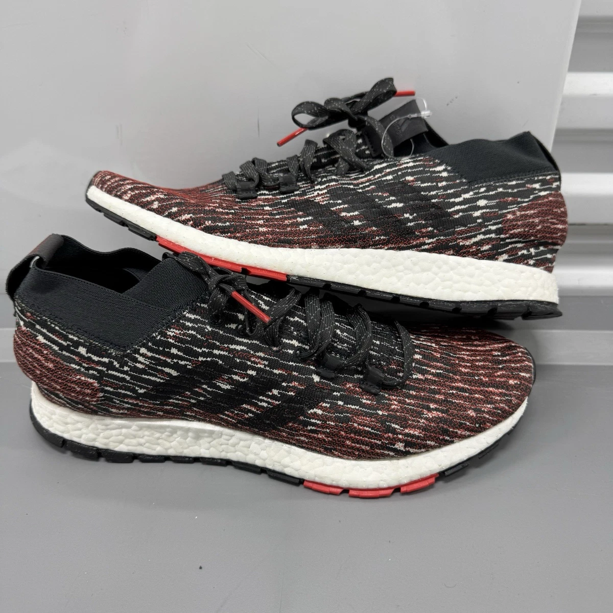 ADIDAS Pureboost RBL scarlet red black CM8309 running sneakers shoes 8 Adidas PureBOOST RBL  main image 2