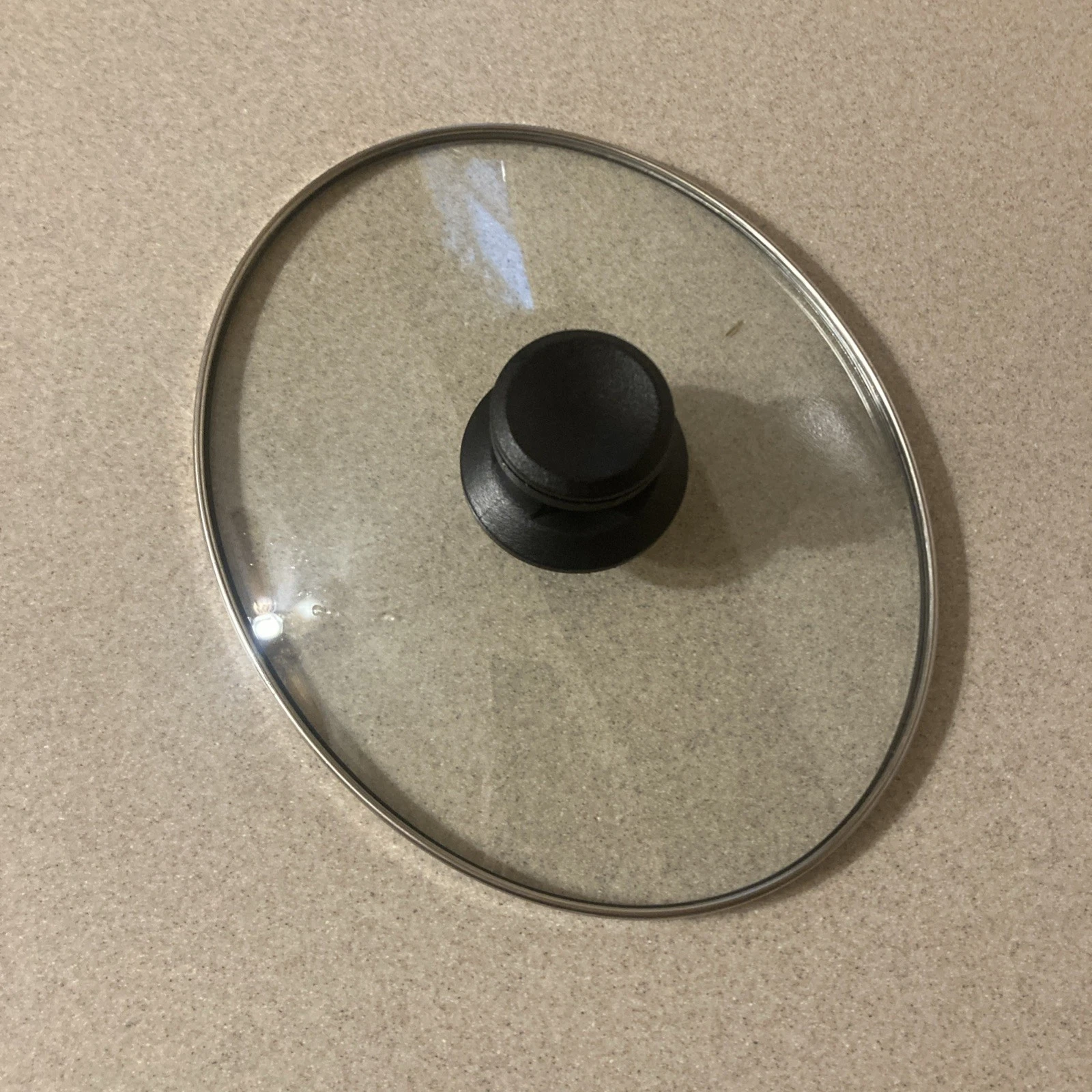 Sensio Slow Cooker Bella 1320 Glass LID ONLY Oval Replacement Plastic Handle GUC