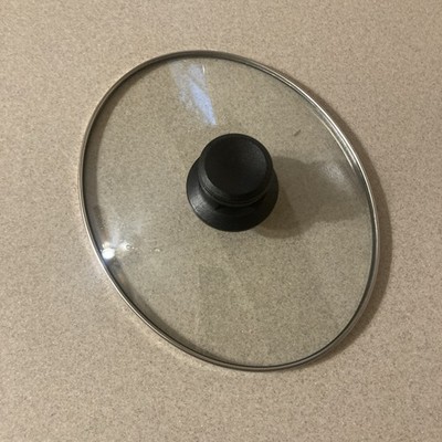 Sensio Slow Cooker Bella 1320 Glass LID ONLY Oval Replacement Plastic Handle GUC
