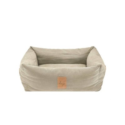 Hundebett Hundekissen Canvas sand beige 70x60cm DENJO DOGS