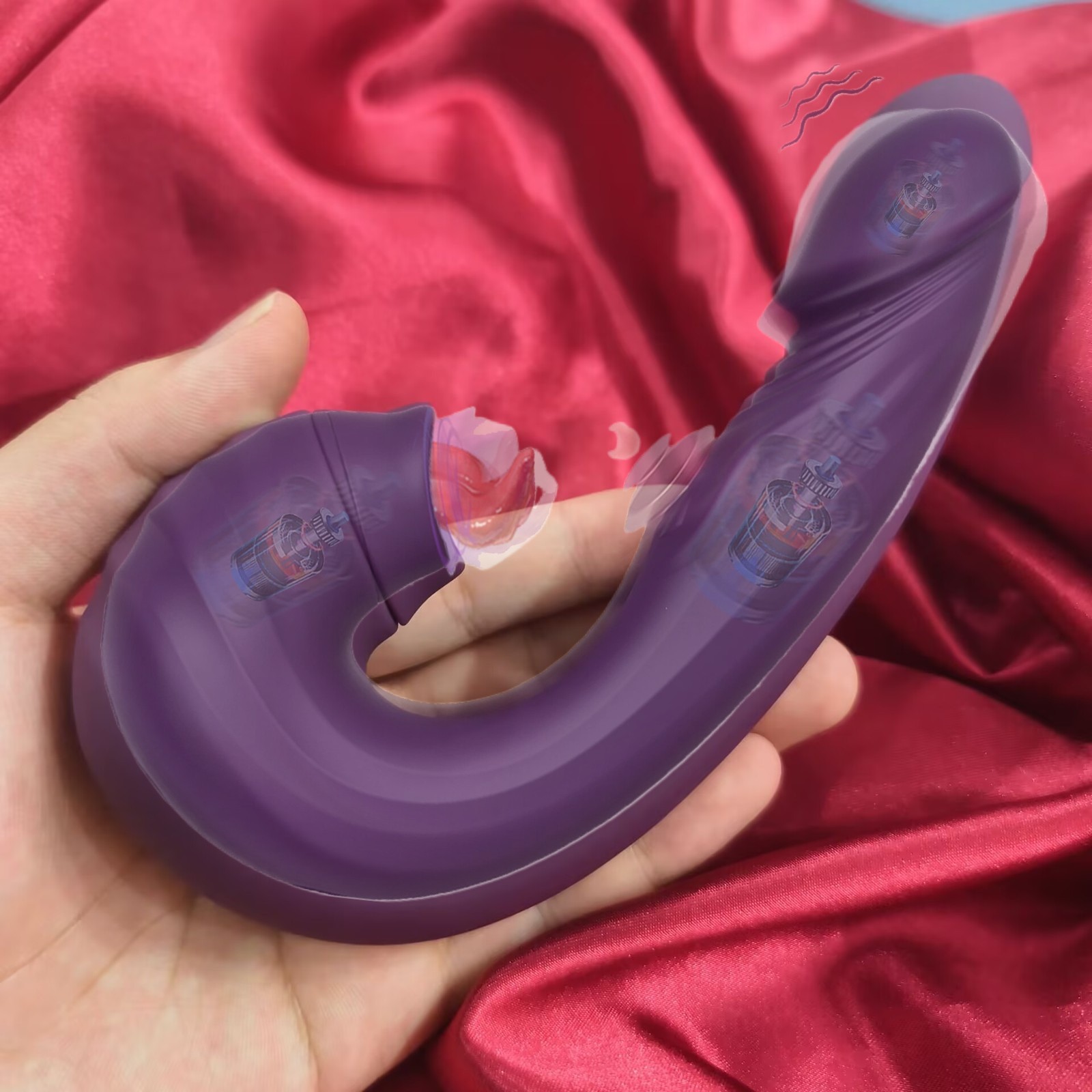 Saugen Dildo Vibrator Klitoris Stimulation G Punkt Paare Sexspielzeug für Frauen