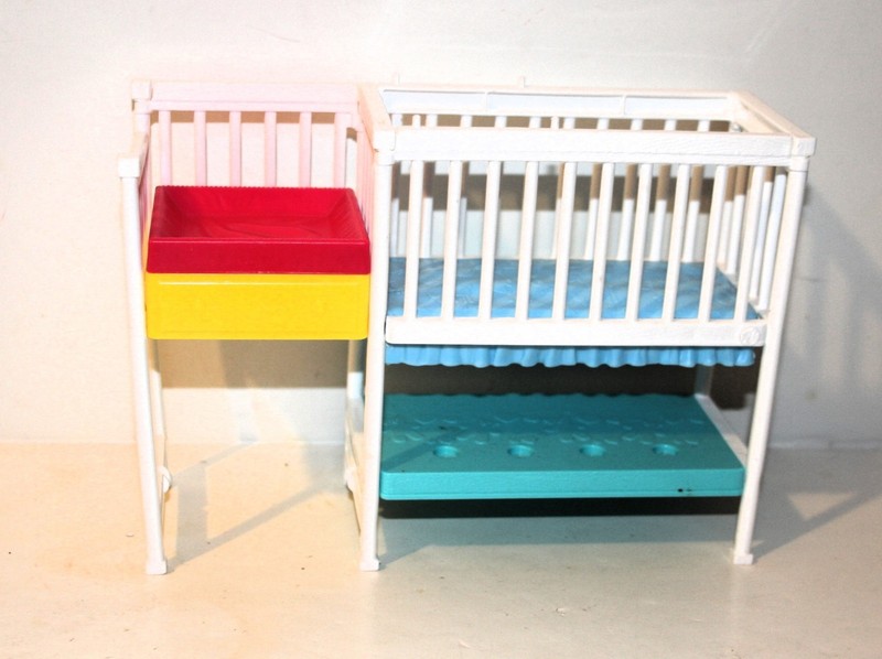 Barbie SKIPPER Babysitter NAP n' NURTURE Nursery Replacement CRIB ONLY