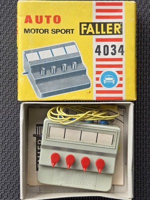 Faller AMS 4034 ~~ Drucktastenschalter in OVP, 60er Jahre Spielzeug #DEZ4197