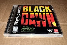 Black Dawn PlayStation PS1 Complete CIB Tested Back Label