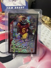 2015 Upper Deck Inscriptions JOSH SHAW Black Auto /25 RC #OS USC Trojans
