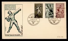 DR WHO 1959 SPANISH IFNI FDC SPORTS COMBO SEMI POST R83782