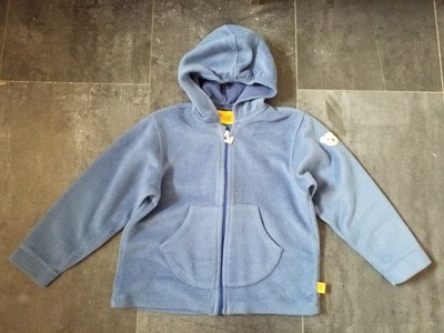Kuschelige Steiff Fleece-Jacke Pulli Pullover Weste, Gr. 110
